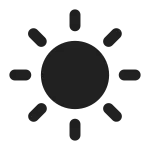 Weather Sunny SVG Icon
